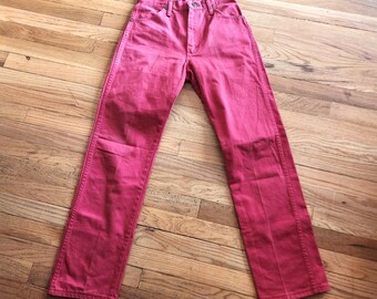 28x31 Vintage Women's Red Wrangler Jeans Size 11
