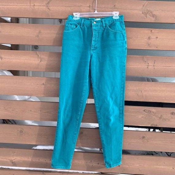 Vintage Teal the London Jean High 