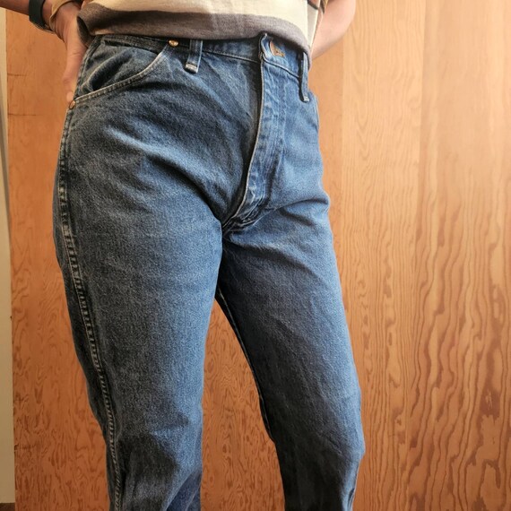 High waisted Mom Wrangler jeans 11x30 14MWZG - image 3