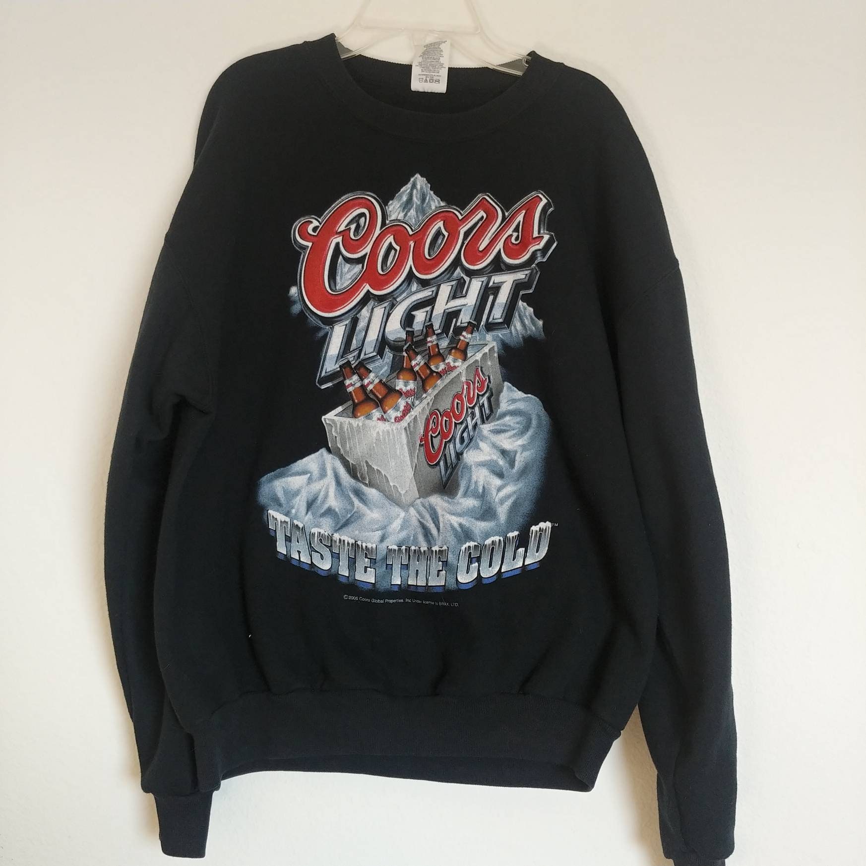 vintage coors light crew neck