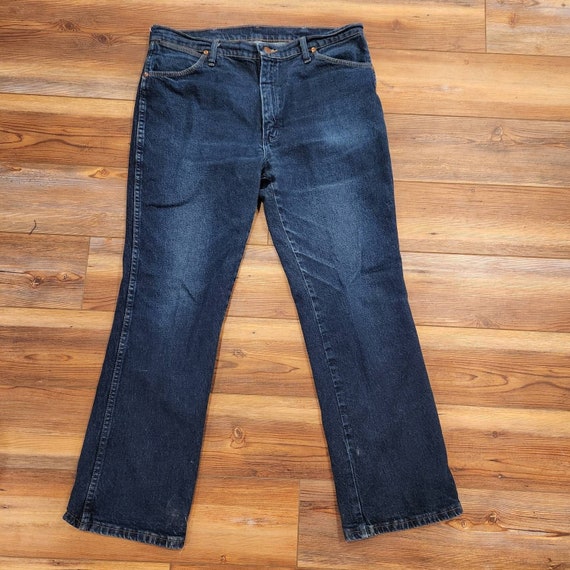 Preloved Mens Wrangler 947STR 36x30 Jeans With Nice Fades - Etsy