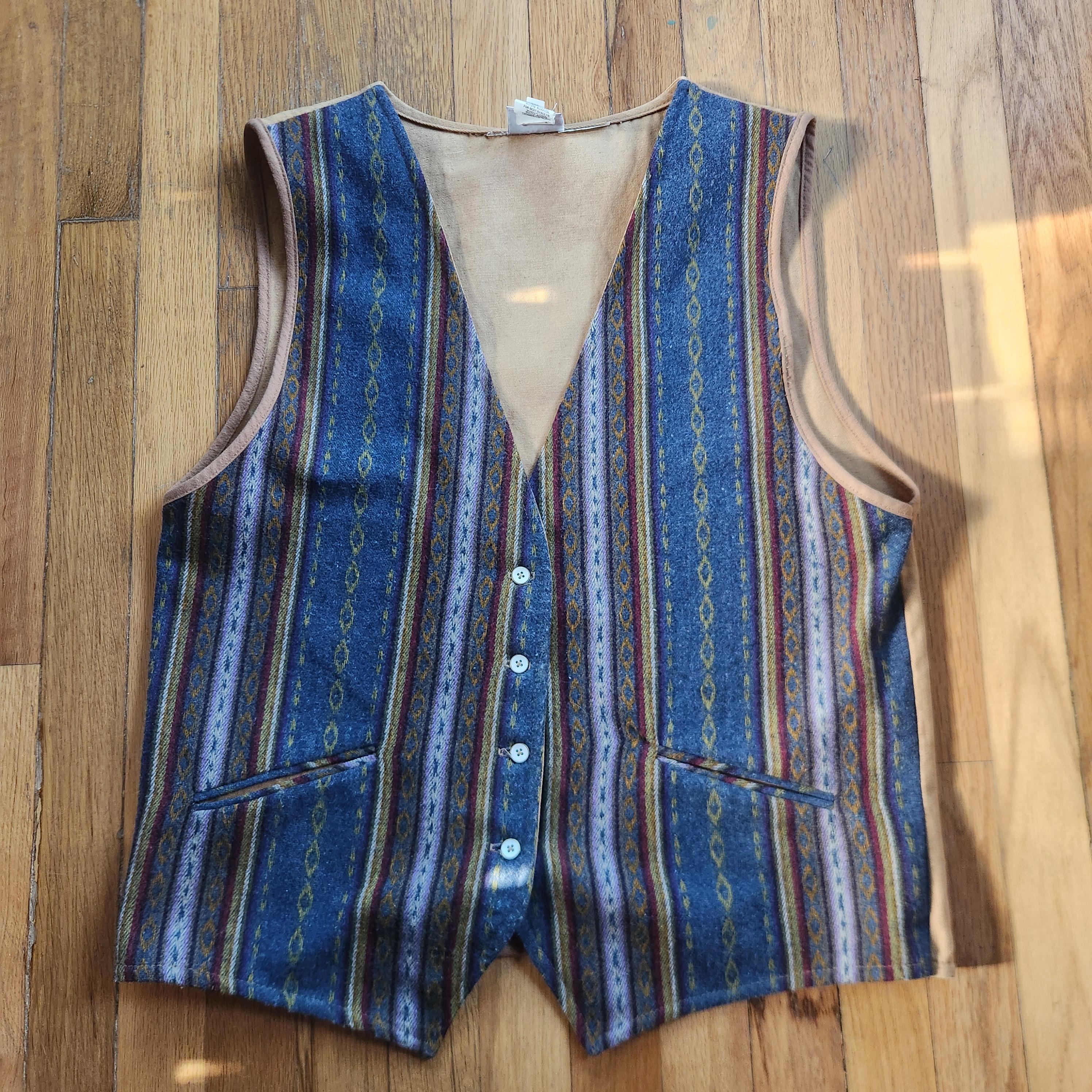 Ortega Chimayo Vest - Etsy Canada