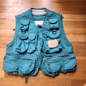 Vintage Fishing Vest - Etsy