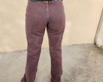 Jeans Wrangler vintage marroni senza schienale 4/34