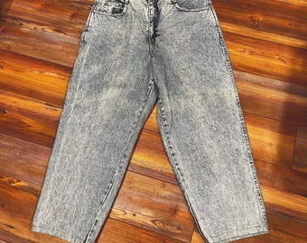 Vaqueros vintage Forenza de tiro alto con lavado ácido, talla 16