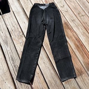 jeansy vintage western bareback black Rockies Rocky Mountain rozmiar 27/5, talia 24”