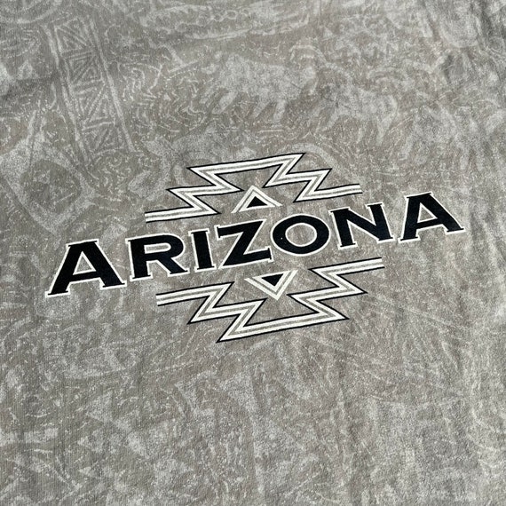 Vintage tan southwestern reverse print Arizona cr… - image 4