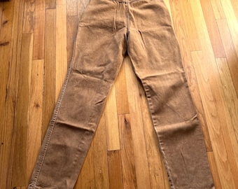 Jeans vintage Wrangler Bareback Western 29x34 marroni