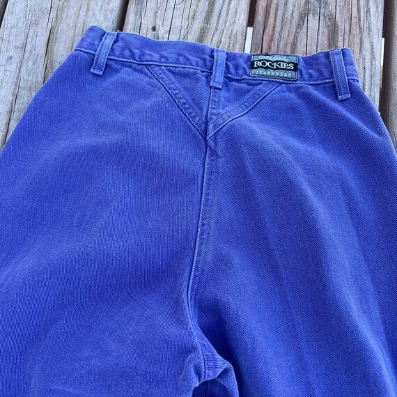 vintage western bareback purple Rockies jeans siz… - image 2