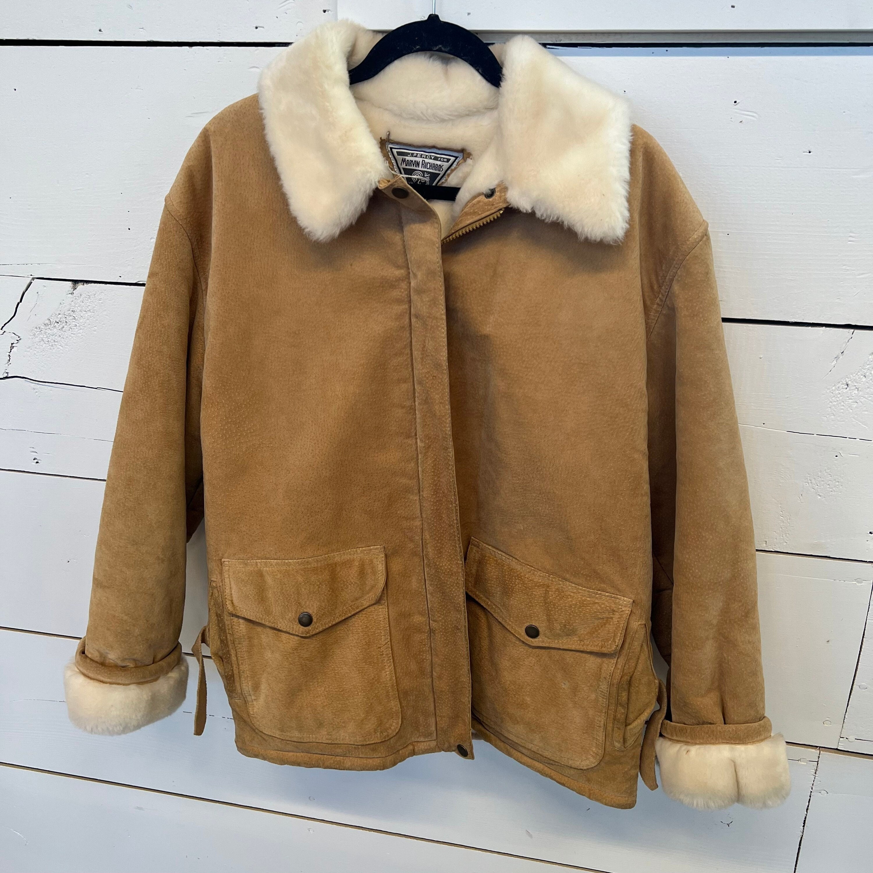 Marvin richards shop suede coat