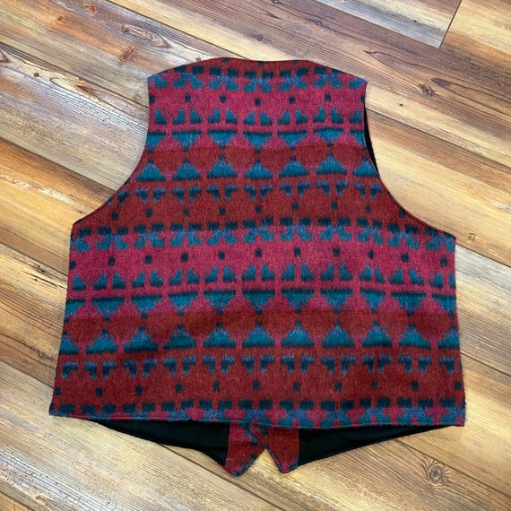 Vintage mid west garment company red and blue sou… - image 2