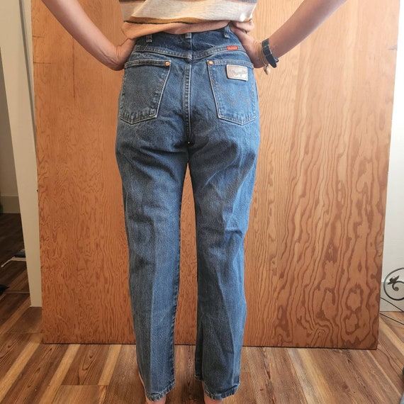 High waisted Mom Wrangler jeans 11x30 14MWZG - image 2