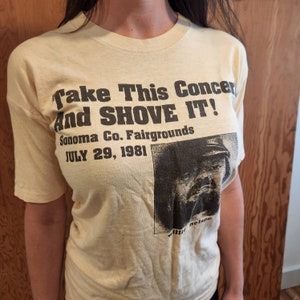 Willie Nelson 1981 concert T shirt rare!