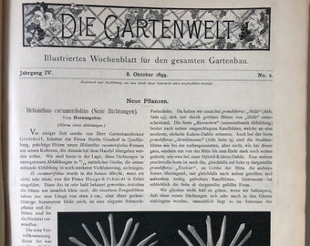 1900 The Garden World / Die Gartenwelt - 628 pages - 450+ illustrations