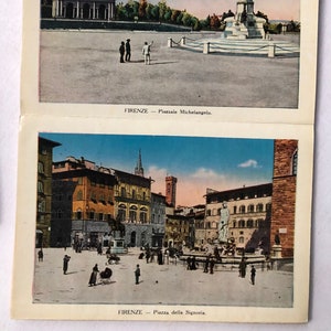 1910er Florenz 32-farbene Fotokarte Ricordo di Venezia