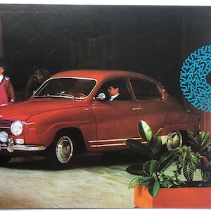 1965-1968  5 x Saab sales brochures