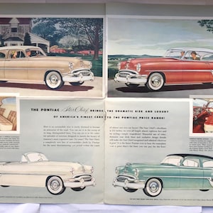 1954 Pontiac 16-page sales brochure image 2