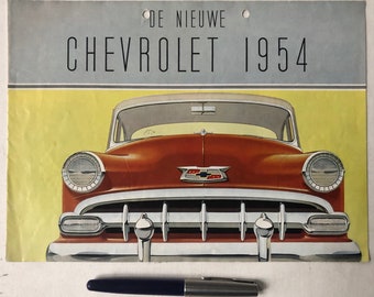 1954 Chevrolet 8-page sales brochure