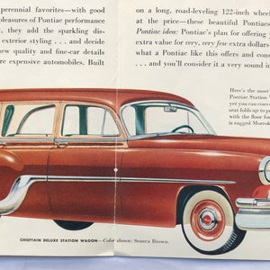 1954 Pontiac 16-page sales brochure image 1