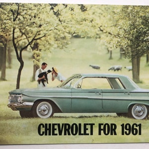 1961 Chevrolet 12-page sales brochure