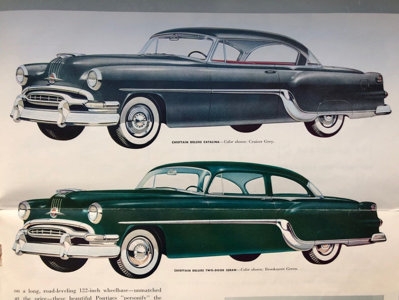 1954 Pontiac 16-page sales brochure image 7