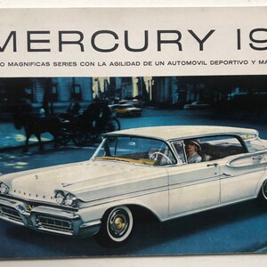 1958 Mercury 32-page sales brochure