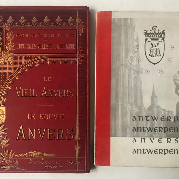 1884 + 1938 Antwerp Guides - 156/140 pages - 57/80 illustrations