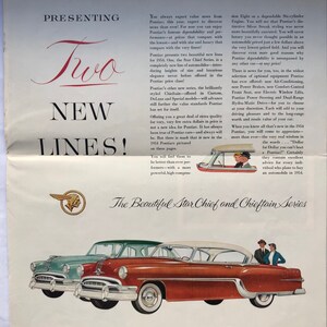 1954 Pontiac 16-page sales brochure image 3