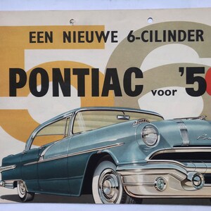 1956 Pontiac 8-seitige Verkaufsbroschüre