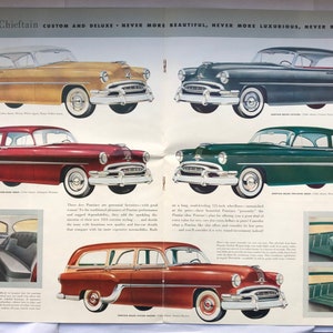 1954 Pontiac 16-page sales brochure image 5