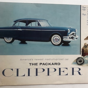 1954 Packard Clipper 16-seitige Verkaufsprospekt
