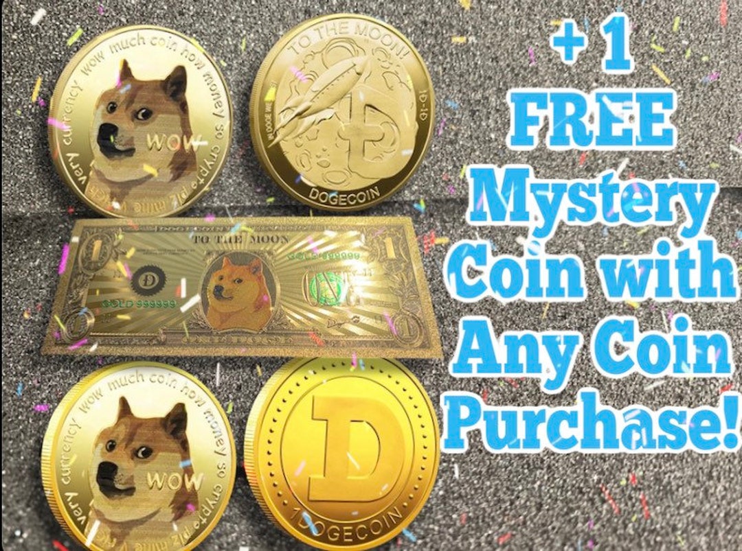 Dogecoin Items, PLUS One FREE Mystery Coin on Any Coin Orders - Etsy