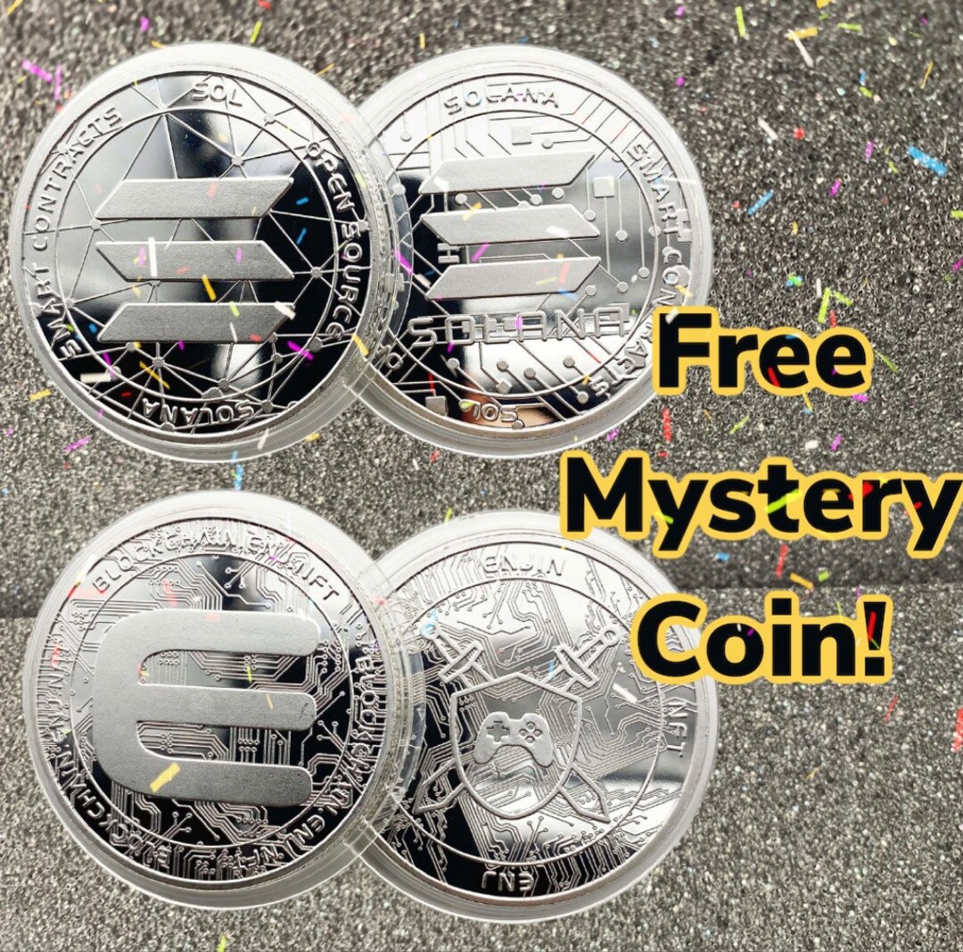 Solana , Enjin. FREE Mystery Coin With Every Purchase! - Etsy Israel