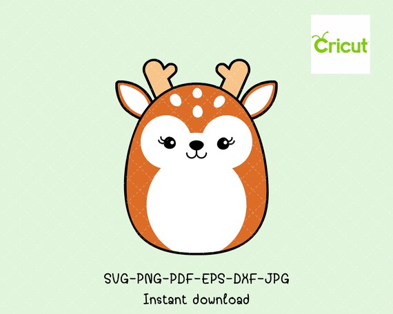 Squishmallow Deer SVG Digital Download 