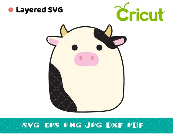 Download Conner Squishmallow Cow Svg Digital Download File Cartoon Etsy