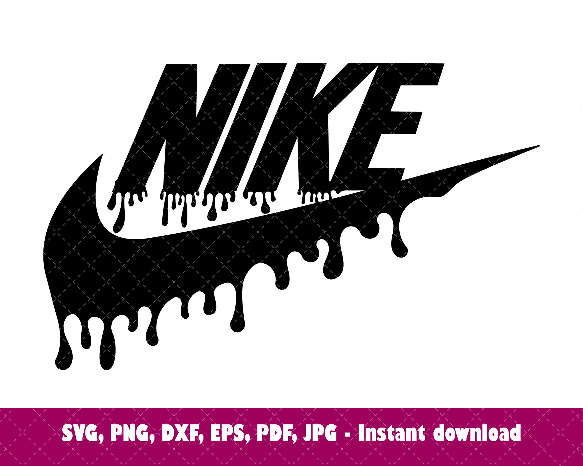 Nike SVG Nike Drip Nike Logo PNG Just Do it Svg | Etsy