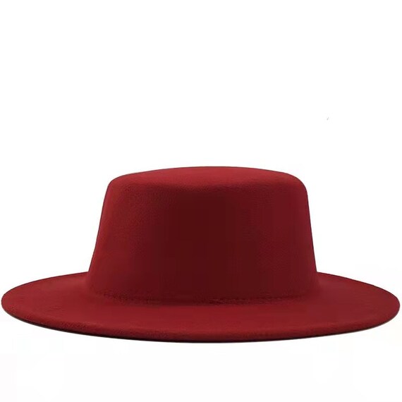 ROUND FELT Fedora Hat CUTE Great 