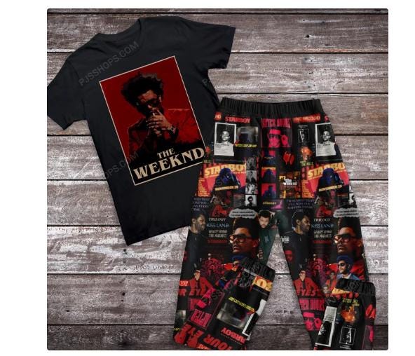XOtwod Pajama Set, The Weeknd Pajamas Set For Adult And Kids, The Weeknd Ideas Gift For Fans