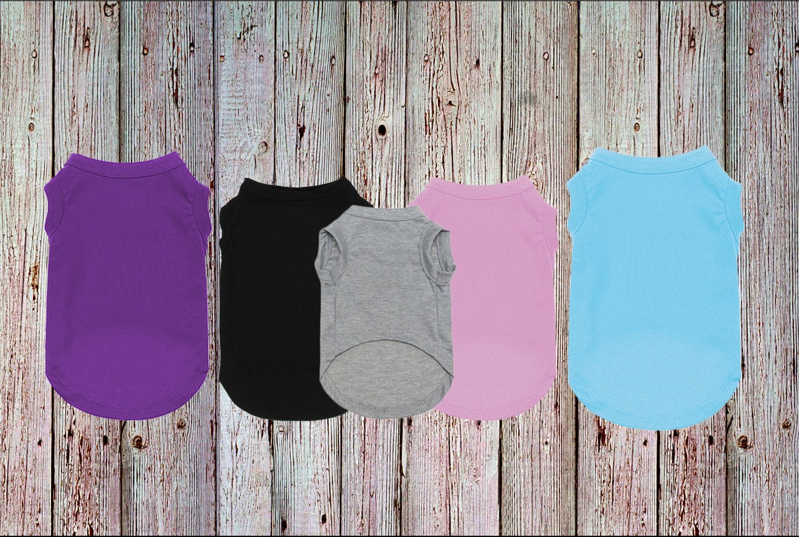 Blank Dog Shirts Perfect for Cricut Ironon Silk Screen Etsy