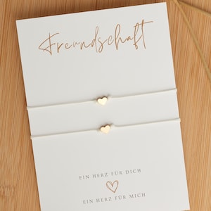 Freundschaftsarmbänder, Armband Set (2Stk) | Filigrane Makramee-Armbänder für Freundschaft | Geschenk beste Freundin/BFF