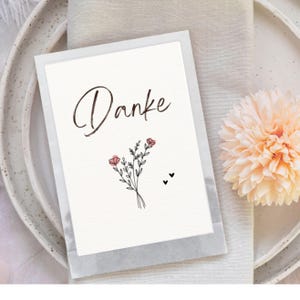 Semi di fiori "Grazie" | Regali di ringraziamento/regali di addio | Piccoli regali per colleghi, asilo, amici, ospiti, compleanni dei bambini