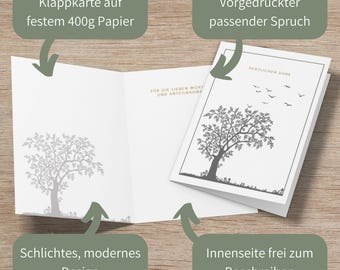 Juego De 25 Tarjetas De Luto Con Sobre DIN Largo, Diseño De Flor De Luto, Tarjetas De Agradecimiento, Sin Ventana, Tarjeta De Condolencia Digna