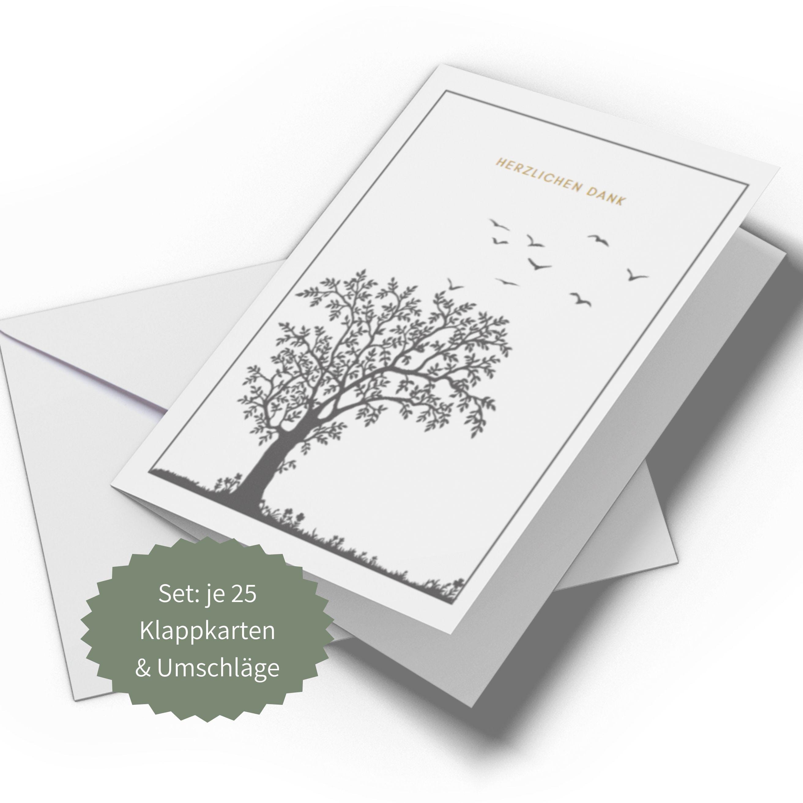 Juego De 15 Tarjetas De Condolencia Con Sobre, DIN Largo, Diseño Con