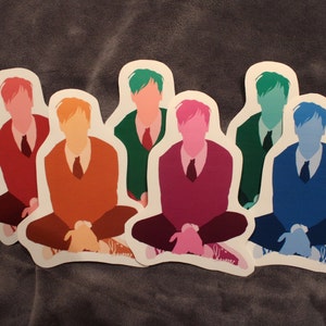 Matthew Gray Gubler /Spencer Reid Silhouet Sticker