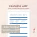 Group Therapy Progress Note Template for Therapists, Counselors ...