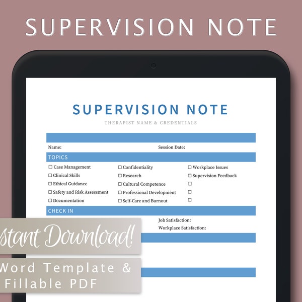 Supervision Notes Etsy Supervision Notes Etsy