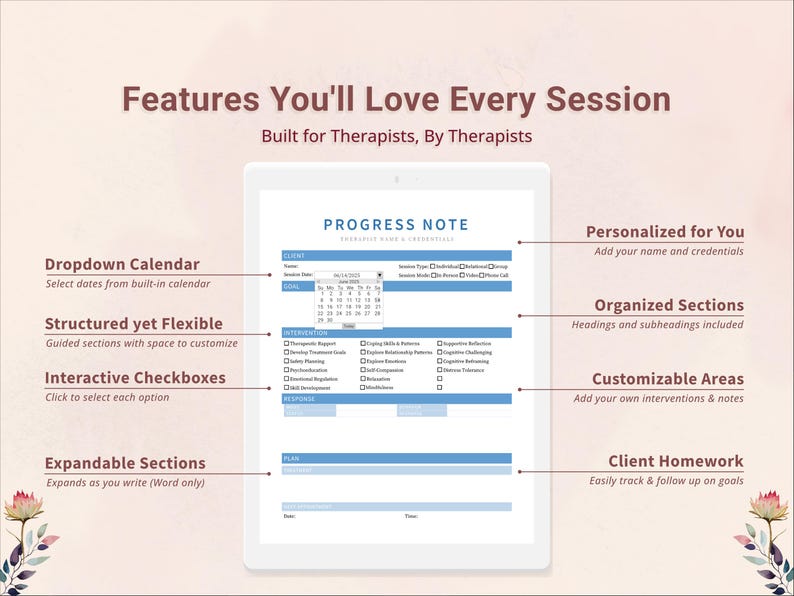 Girp Note Language GIRP Progress Note Template for Therapists, Counselors, Psychologists ...