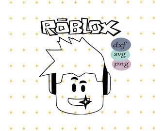 Roblox Svg Etsy - roblox clipart black and white