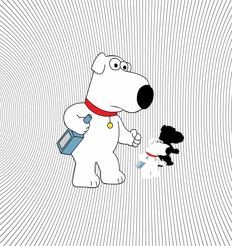 Download Brian Griffin Svg Family Guy Svg Png Family Guy Print Dog Etsy