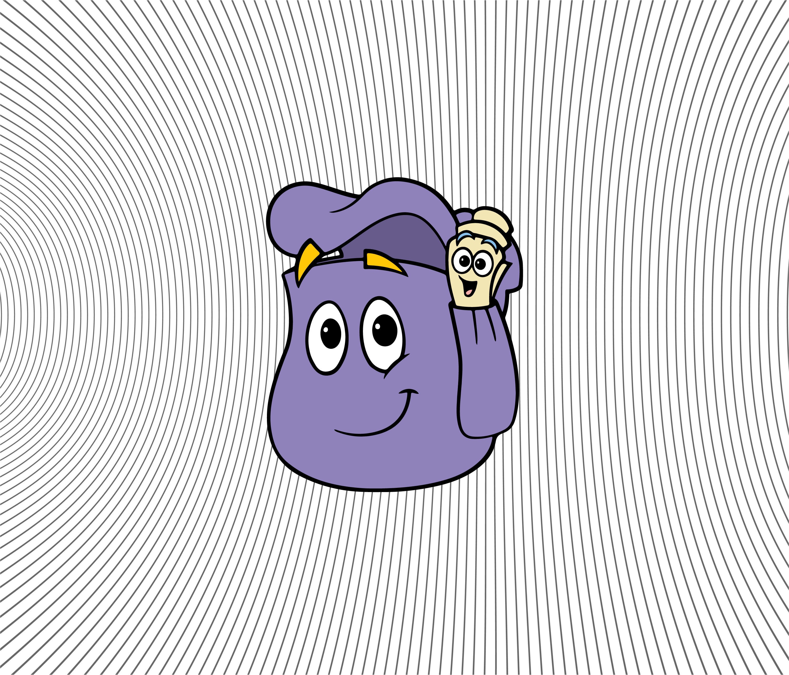 Dora The Explorer Backpack With Map Svg Cutting File Disney Etsy